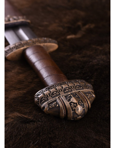 Espada Vikinga isla Eigg, Acero Damasco
