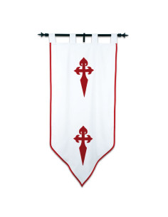 Knights of Santiago Banner, 110 x 70 cm.