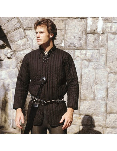 Middelalder quiltet gambeson