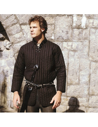 Middelalder quiltet gambeson