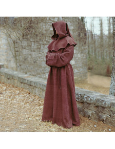 Túnica y Capucha de Monje Medieval