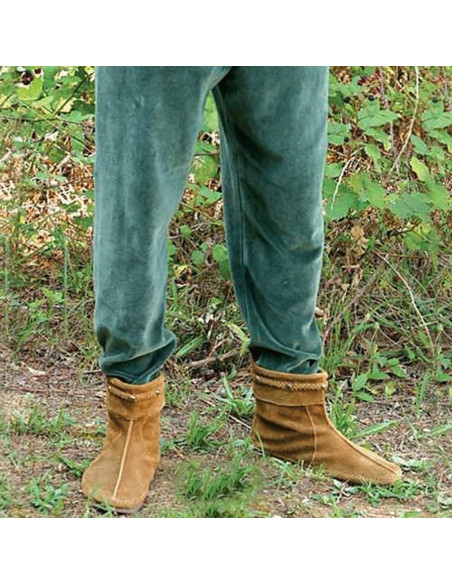 Middeleeuwse elastische fluwelen broek