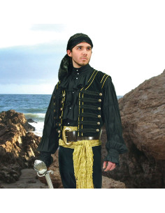 Piratenweste aus Samt
