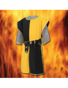 Tofarvet middelalderridder Tabard 2
