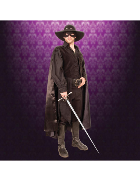 Don Juans zwarte cape