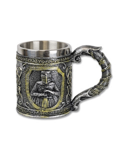 Taza decoración Templarios