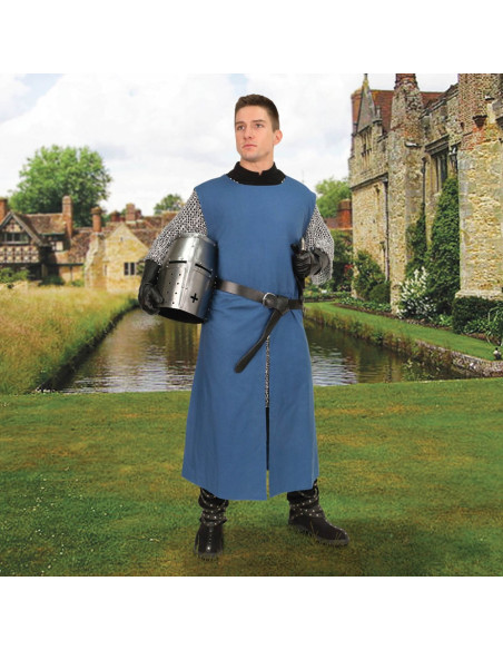 Túnica medieval larga en algodón