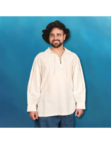 Camisa del Renacimiento cosida a mano Camisa del Renacimiento cosida a mano