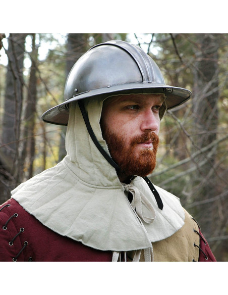 Bomuldspolstret kasket