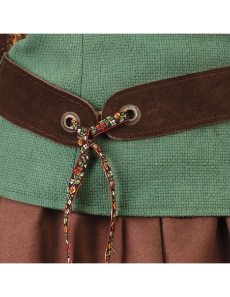 Mittelalterliches Kleid Frau des Waldes