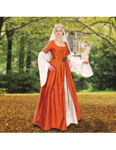 Lady Shallot middelalderlig kjole