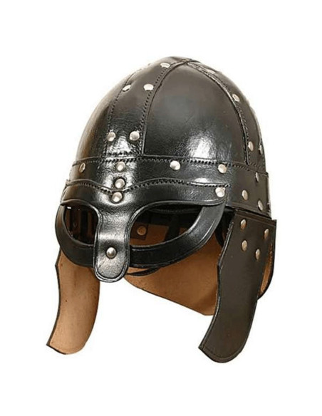 Wikingerhelm aus Leder