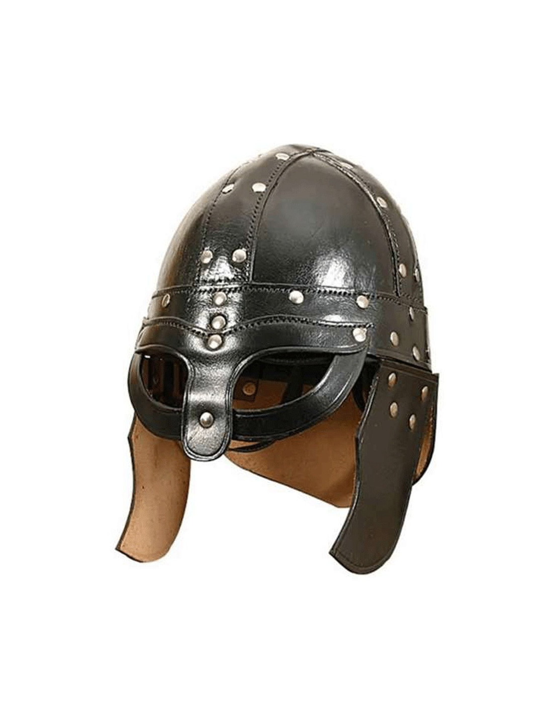 Casco vikingo en cuero ⚔️ Tienda-Medieval