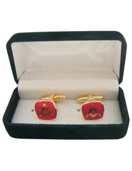 Geëmailleerde vierkant en kompassen...