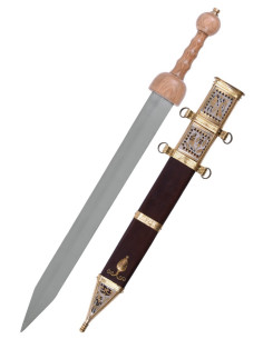Romersk sværd Gladius Pompeji med skede, 3. århundrede f.Kr