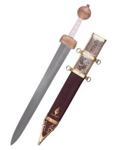 Romersk sværd Gladius Xanten med skede, 3. århundrede e.Kr
