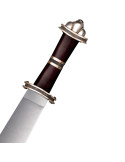 Espada Larga Sax Germánica,  Acero Damasco