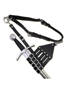 Riem met baldric voor zwaarden, rapiers en sabels