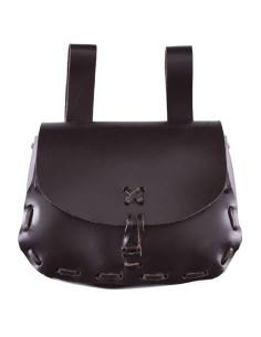 Bolso medieval en piel de vaca