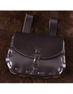 Bolso medieval en piel de vaca 2