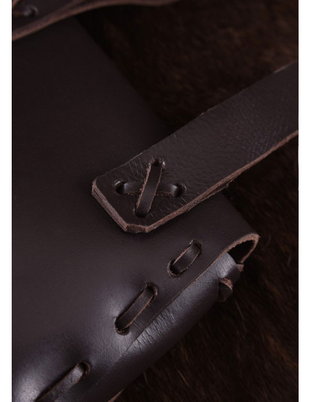 Mittelalterliche Tasche aus Rindsleder