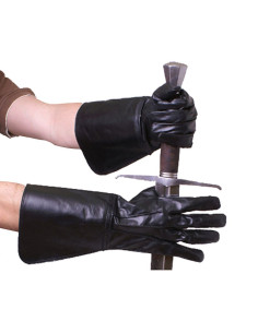 Guantes Renacentistas en cuero de vaca 2