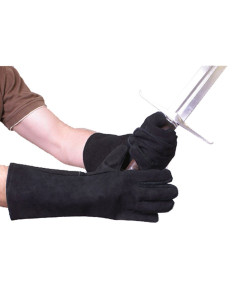 Guantes Renacentistas en piel de serraje 2