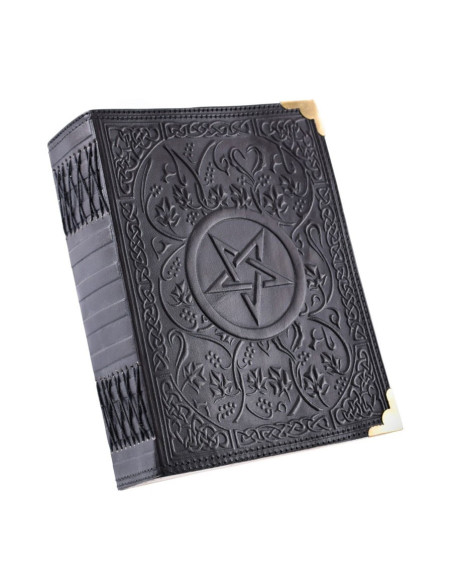 Middelalderdagbog med Pentagram