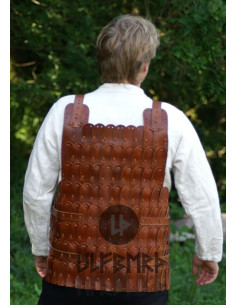 Met leer geplateerd pantser 2