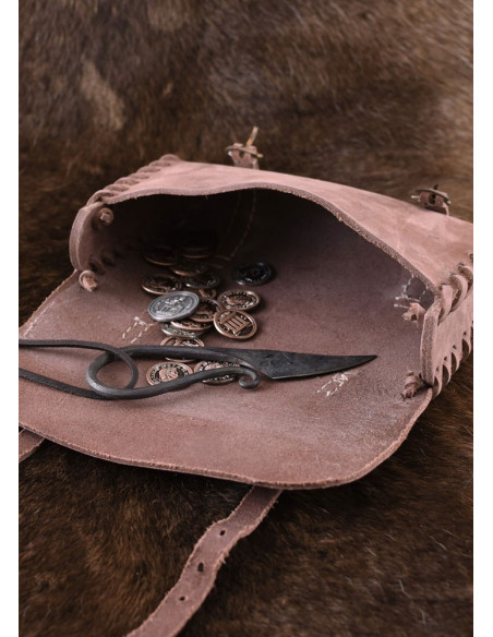 Bolso medieval con dos hebillas
