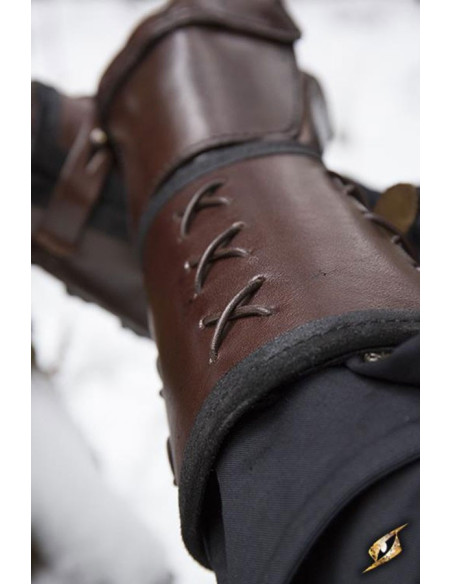 Lederhandschuh, linker Arm (1 ct.)