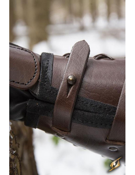 Lederhandschuh, linker Arm (1 ct.)