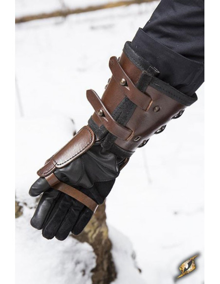 Lederhandschuh, rechter Arm (1 Stk.)