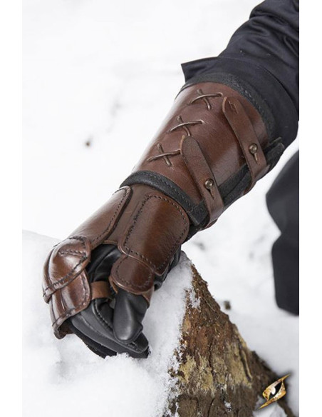 Lederhandschuh, rechter Arm (1 Stk.)