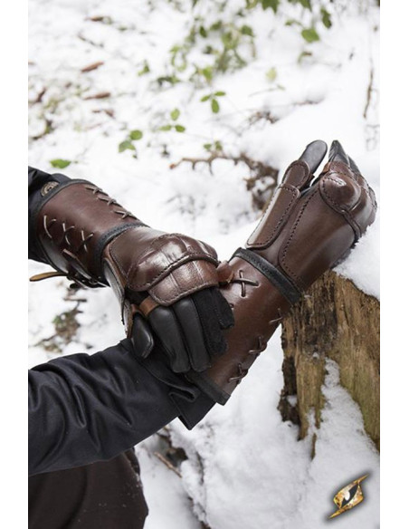 Lederhandschuh, rechter Arm (1 Stk.)