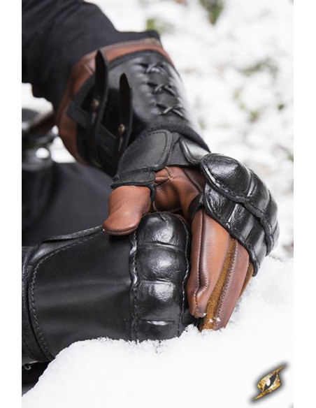 Lederhandschuh, linker Arm (1 ct.)