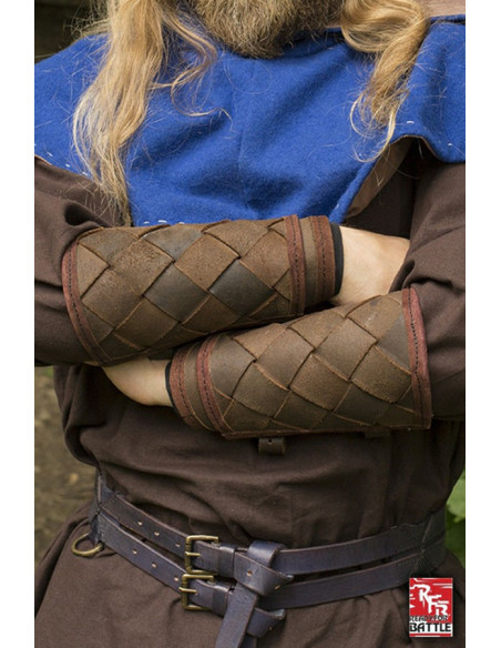 Viking læder armbånd