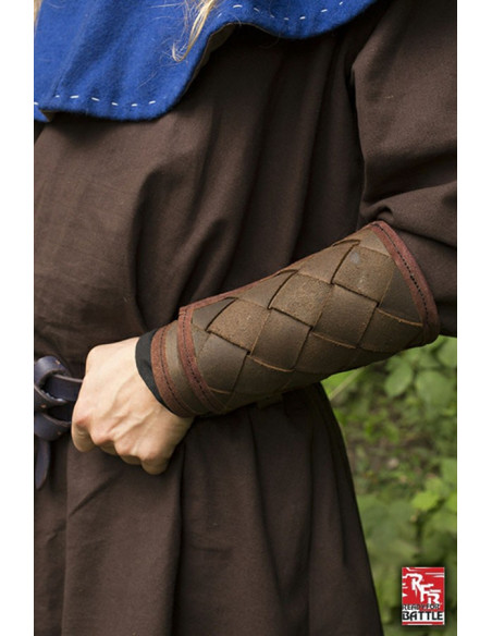 Viking læder armbånd