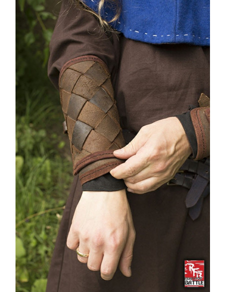 Viking læder armbånd