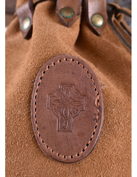 Celta-Wildledertasche mit Kordelzug