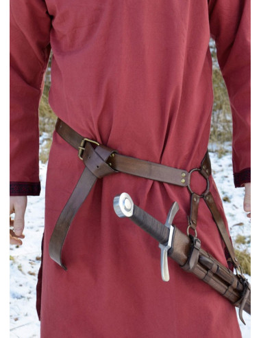 Langer Gürtel für mittelalterliches Schwert (160 cm.)
