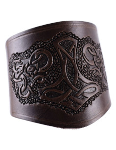 Thor's Hammer kort armbånd-håndled med snørebånd