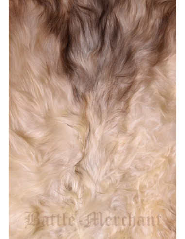 Lichtgekleurde Scandinavische schapenvacht, 110 cm.