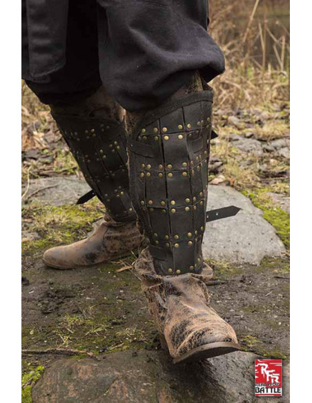 Middelalderlige soldater lædergrever