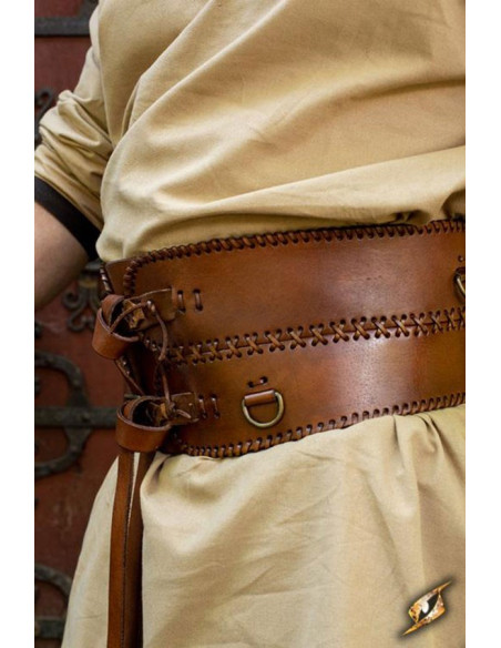 Brede middeleeuwse riem, dubbele...