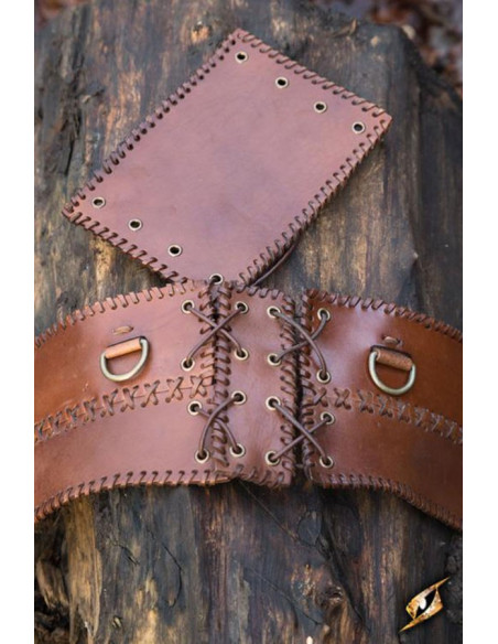 Bredt middelalderbælte, dobbelt lukning