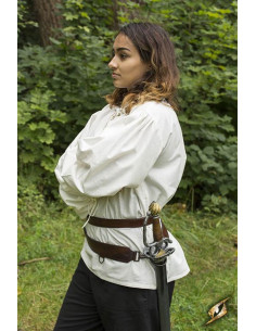 Cinturón medieval doble con tahalí