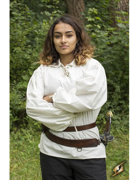 Dobbelt middelalderbælte med baldric