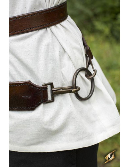 Dobbelt middelalderbælte med baldric