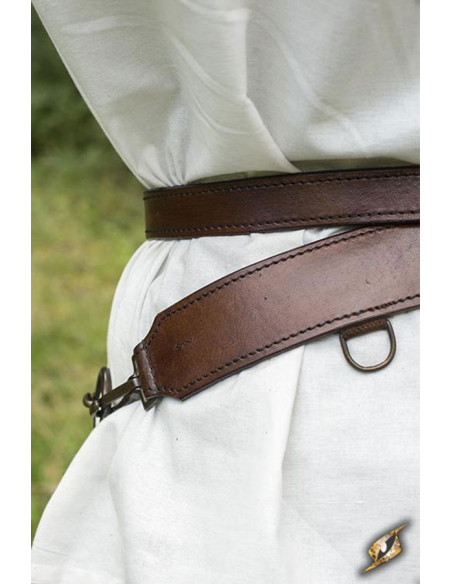 Dubbele middeleeuwse riem met baldric